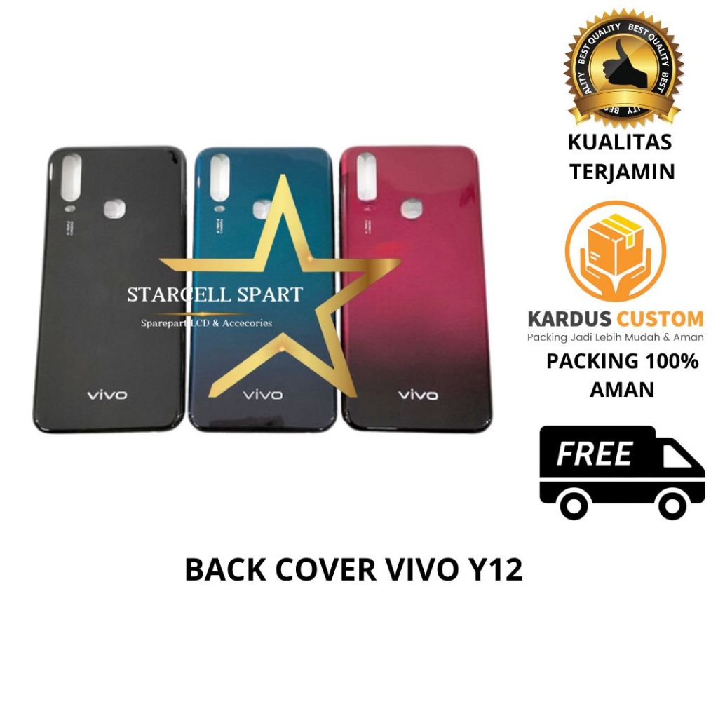 BACK COVER VIVO Y12 / BACKDOOR