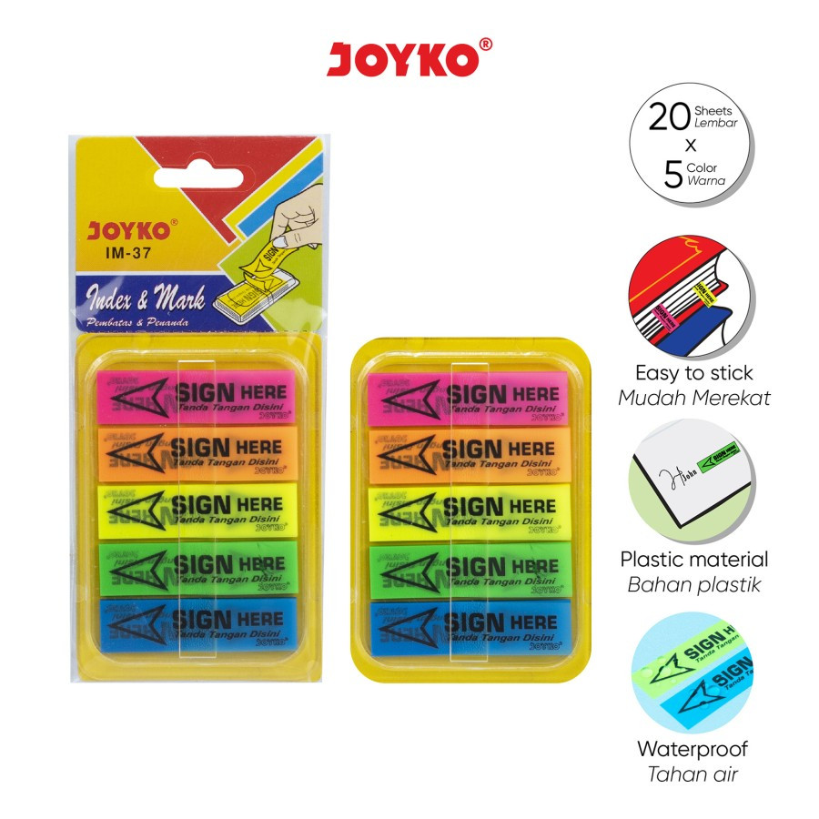 

Index & Mark / Penanda / Pembatas Joyko IM-37 / Plastik