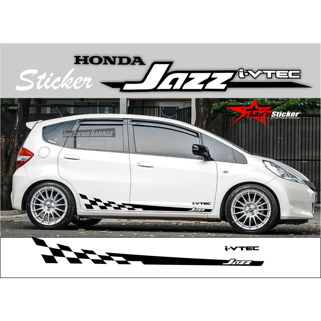 STICKER HONDA JAZZ GE8 AKSESORIS HONDA JAZZ RS