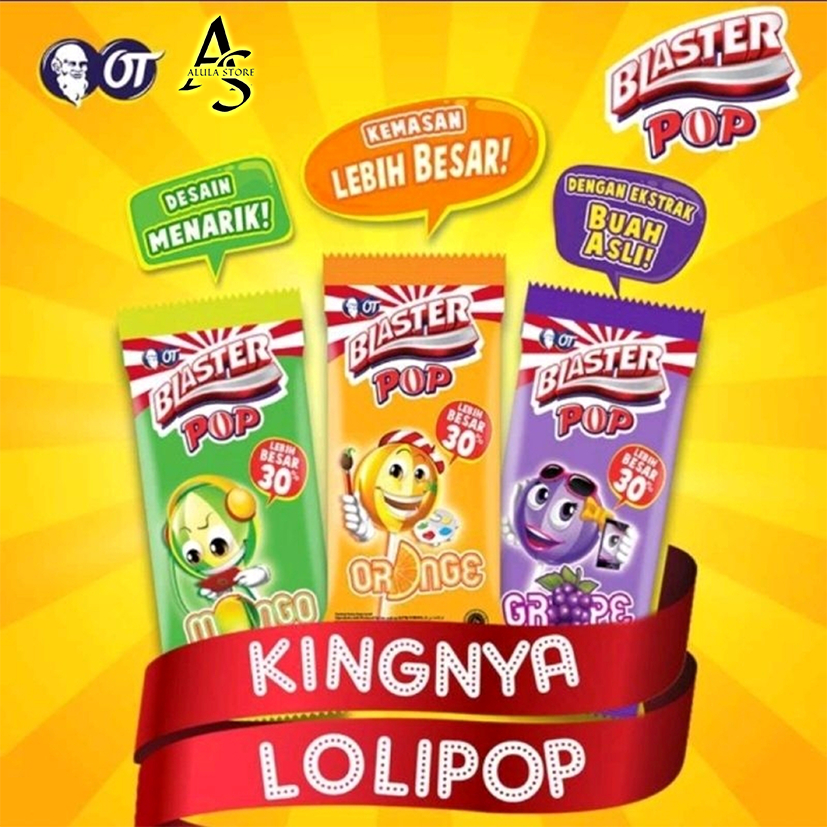 

Blaster Pop Kingnya Lolipop | 1 hanger isi 36 pcs