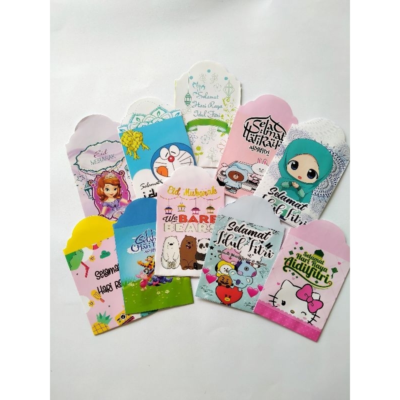 

Amplop Lebaran Medium 7 x 10 cm Kartun