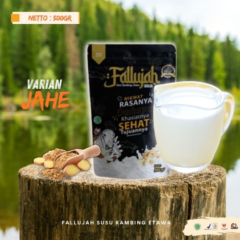 

Susu Kambing Etawa Fallujah Rasa Jahe (500 gram)