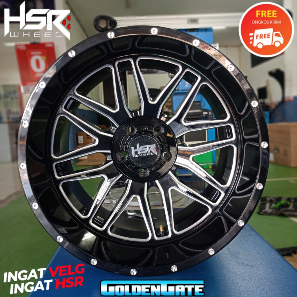 Velg mobil Jeep rubicon, Jk, Sahara, wrangler r20 lebar 12 hsr original forged bueno