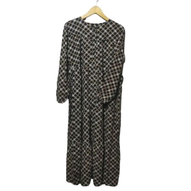 Dress Cewek Rayon Motif Kotak-kotak