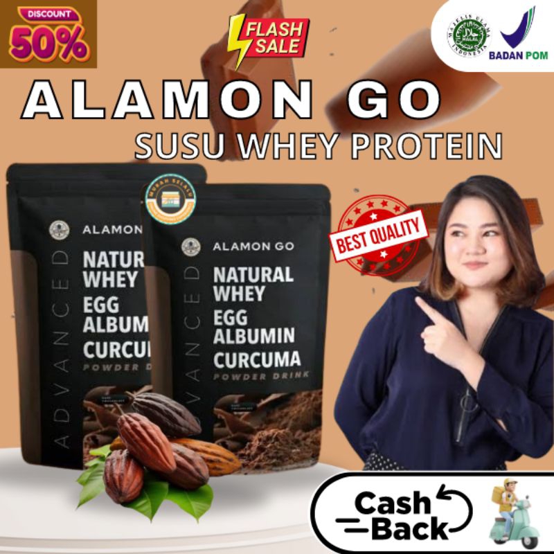 

ALAMON GO | Susu Penambah Berat Badan Tercepat / HALAL MUI