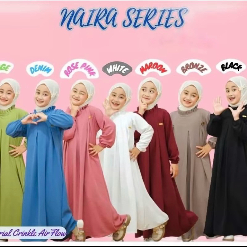 GAMIS NAIRA SERIES Gamis Anak Naira Series