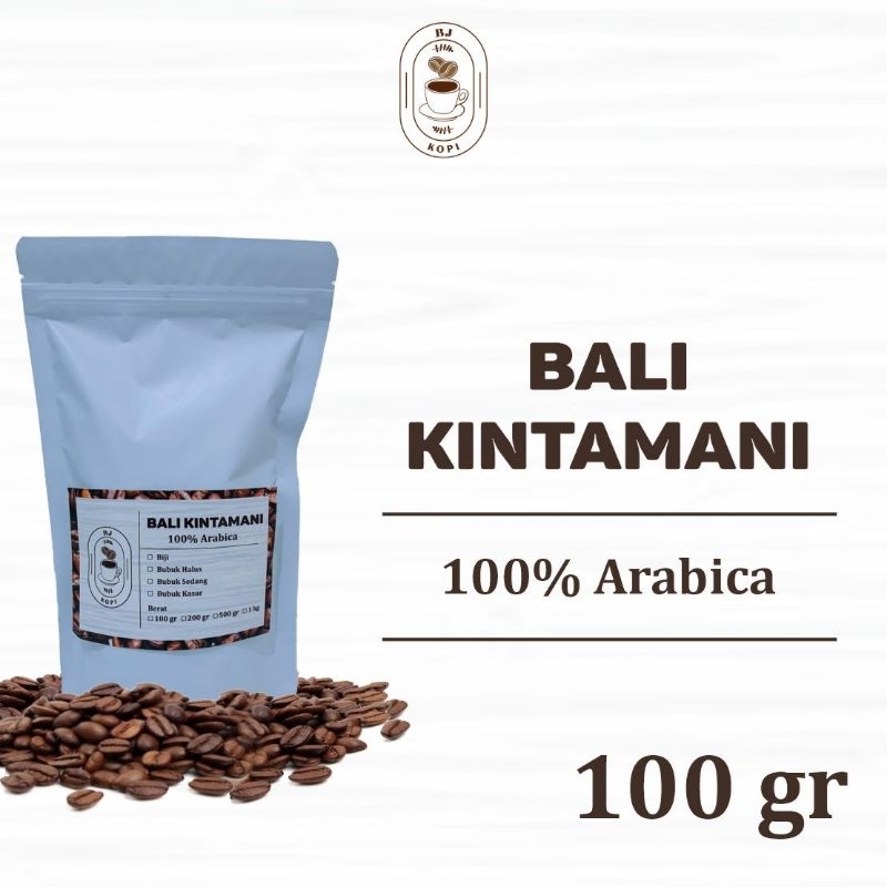 

Kopi Arabika Bali Kintamani Arabica Coffee Roast Beans 100gr Biji Bubuk