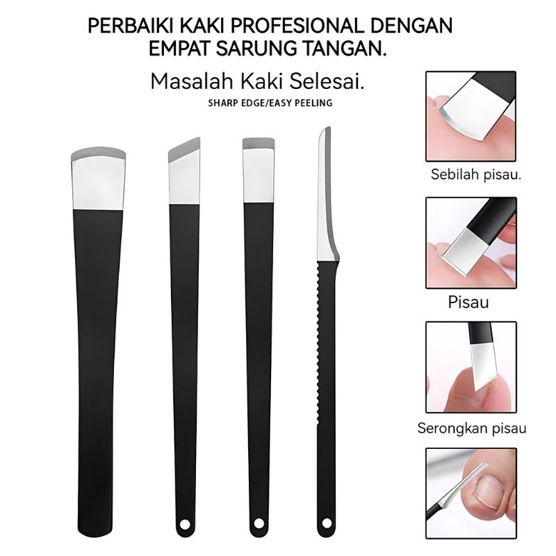 Pisau Pedicure Kaki Pecah / Pisau Tumit Kaki Tebal /Pisau kuku cantengan
