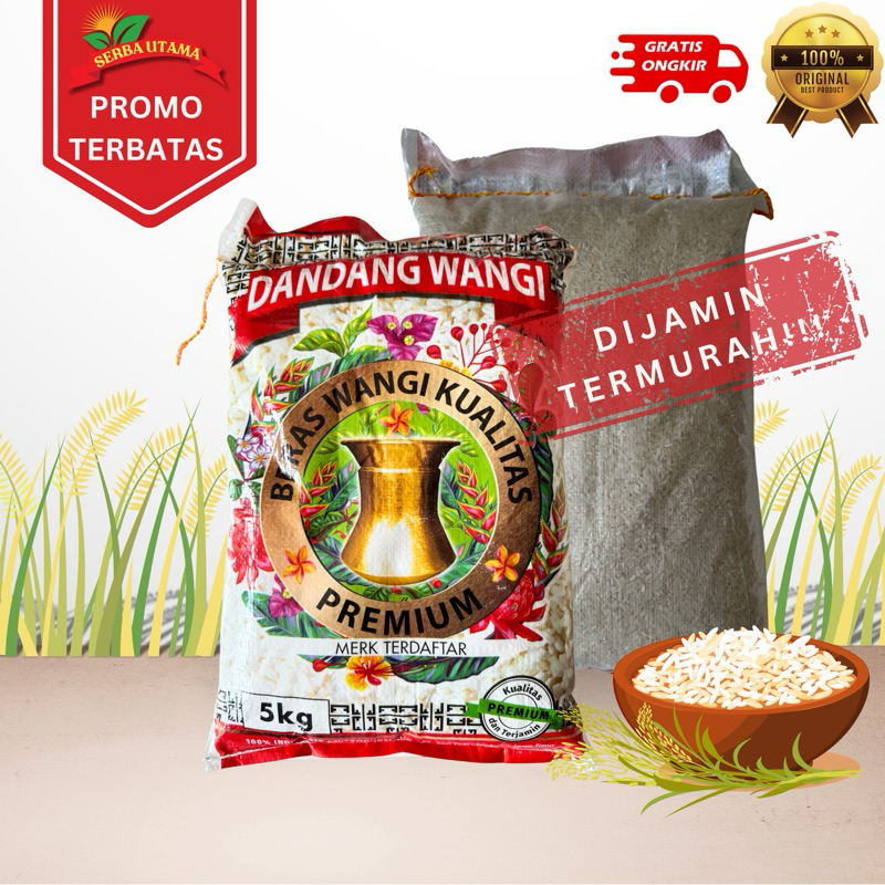 

Beras Premium Dandang Wangi 5kg