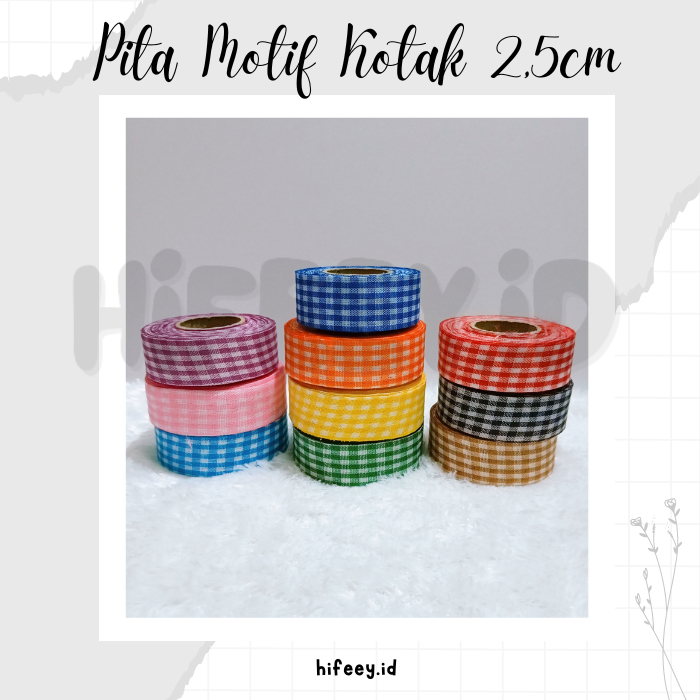 

PITA MOTIF KOTAK 2.5CM (PER METER)