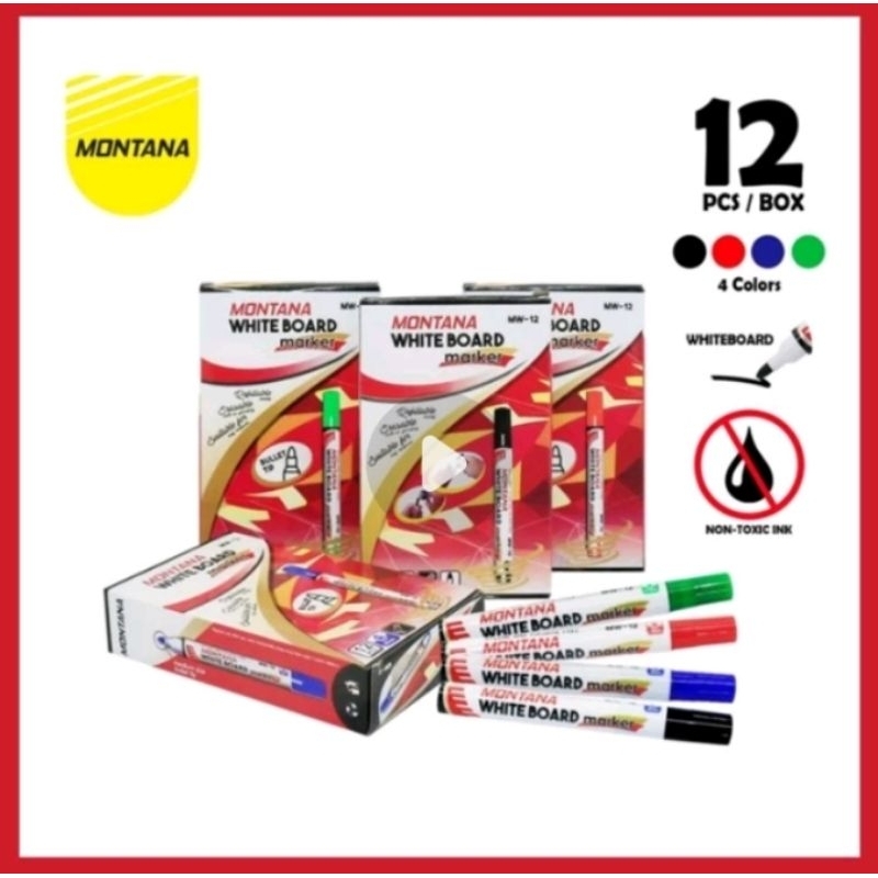 

Spidol white board MW 12 hitam isi 12 pcs