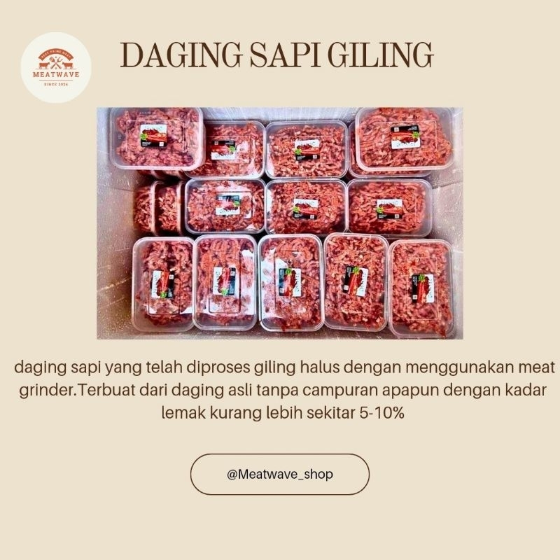 

Daging sapi giling