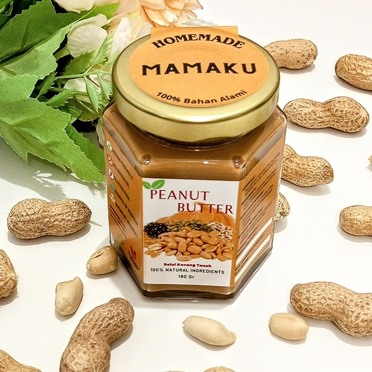 

MAMAKU Roasted Peanut Butter Organic Creamy Selai Kacang Tanah Panggang Organik 180gr 280gr
