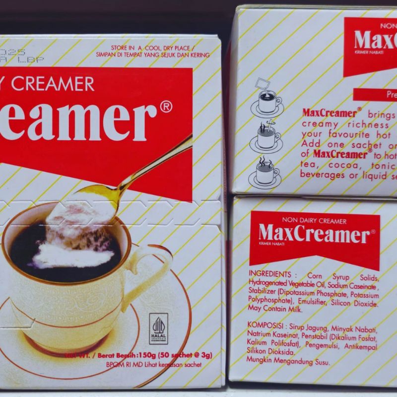 

Maxcreamer 150g(50sachet@3g)