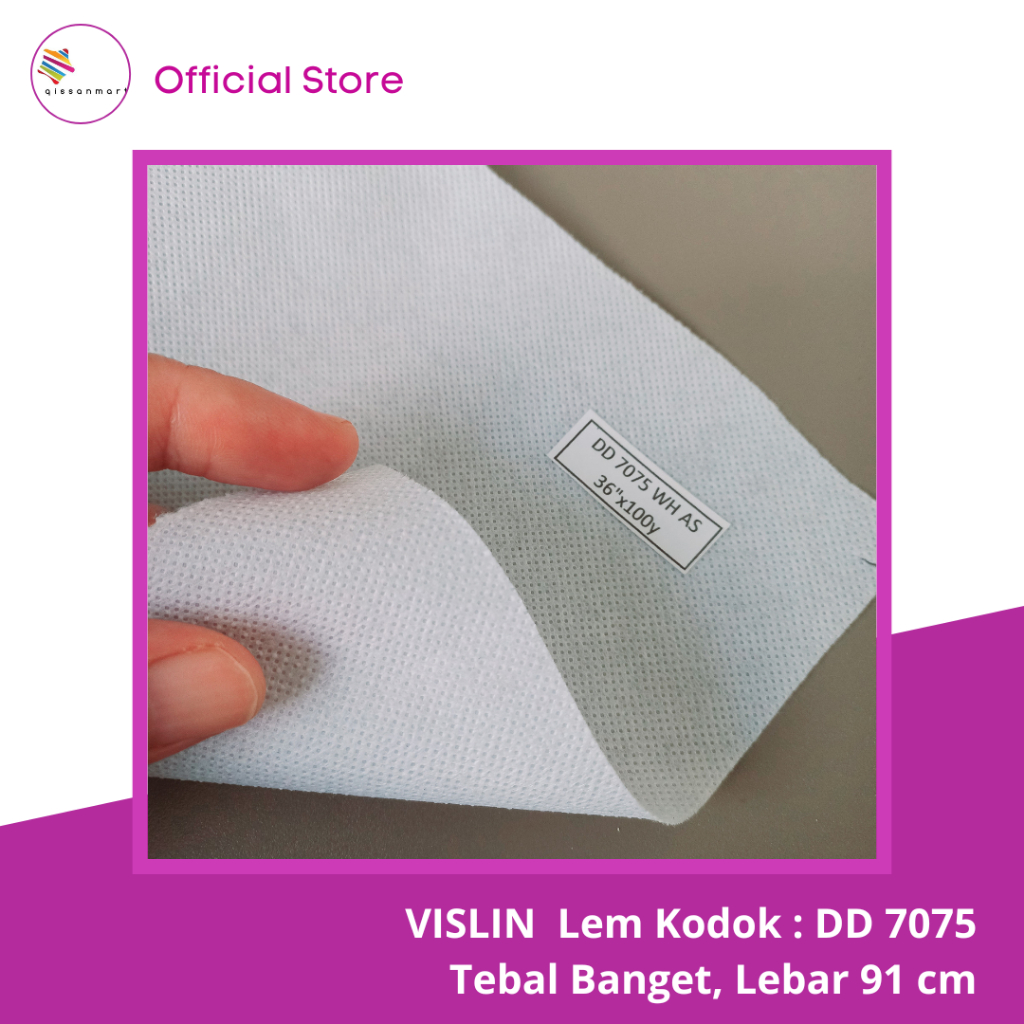 Vislin/Pelon KODOK : DD 7075, TEBAL BANGET, Ukuran 100 x 90 cm