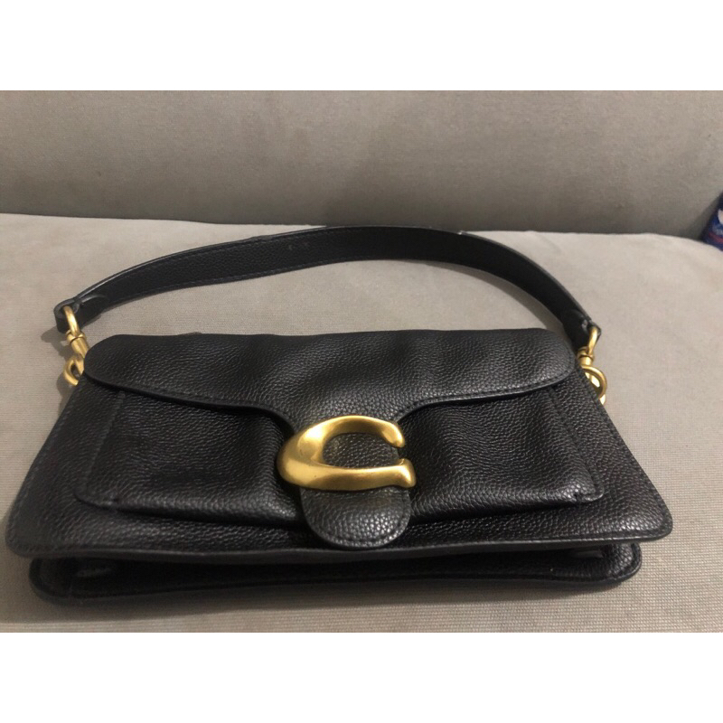 Preloved Tas Coach Tabby Hitam Original