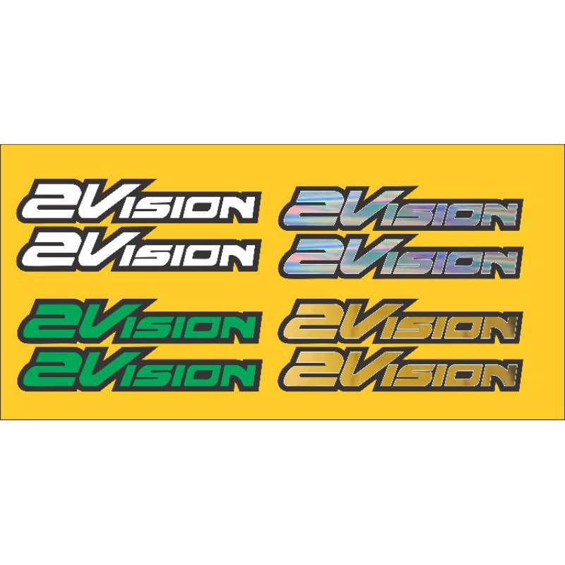 sticker cutting 2vision/ stiker 2 vision