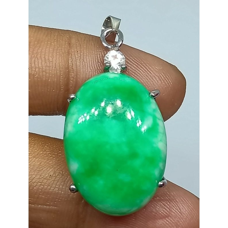 Liontin Batu Giok Asli