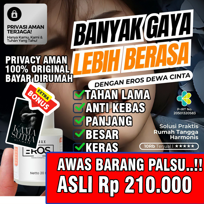 EROS TETESPRIA PERKASA ORIGINAL EROS DEWA CINTAMU OBAT KUAT PRIA TAHAN LAMA EROS SERUM PRIA EROS