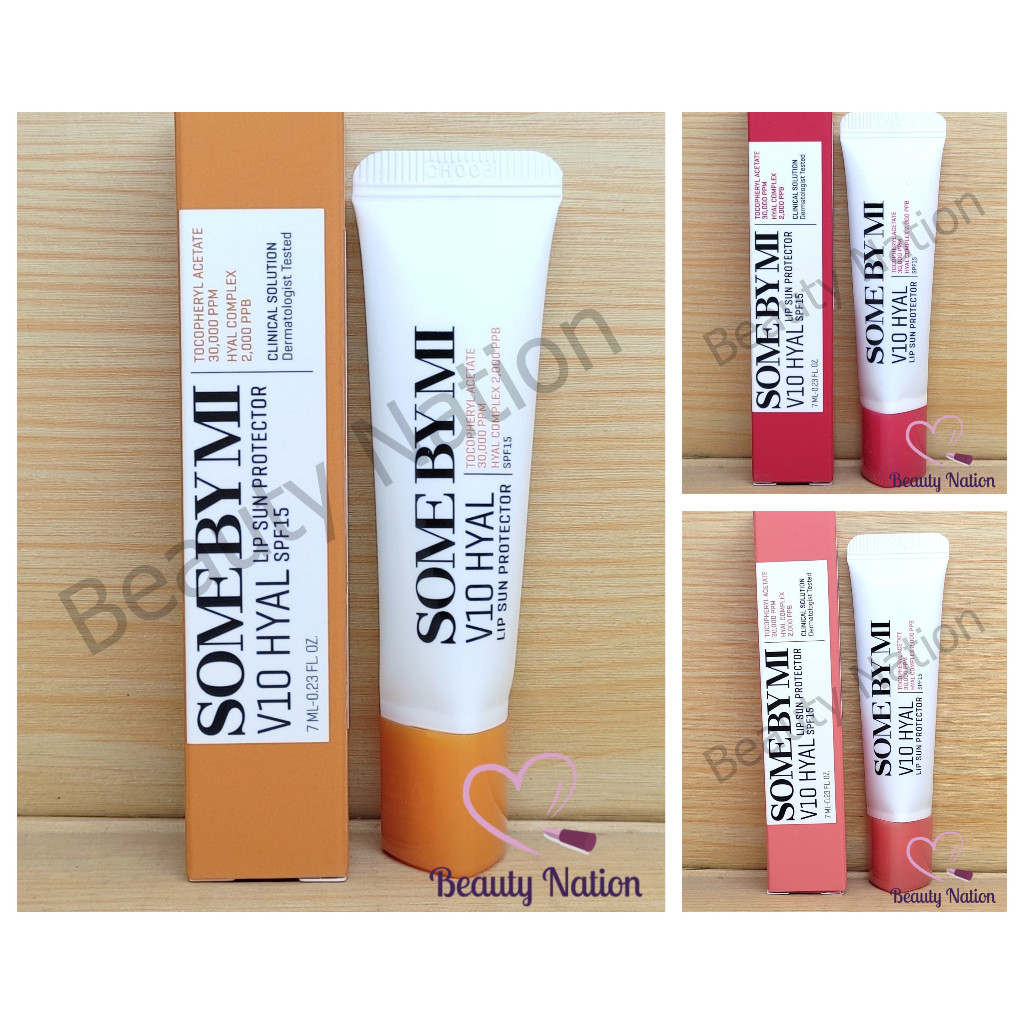 SOME BY MI V10 Hyal Lip Sun Protector 7mL SPF15 somebymi rosy berry