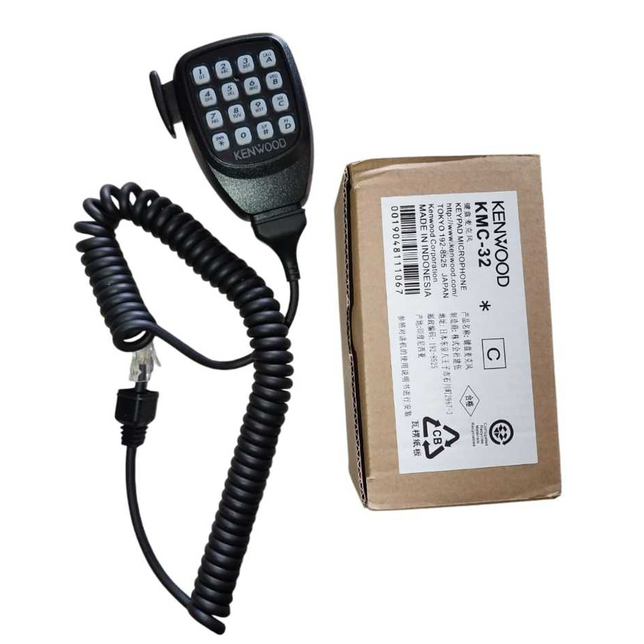 PTT RADIO RIG KENWOOD EKSTRA MIC RADIO MOBIL