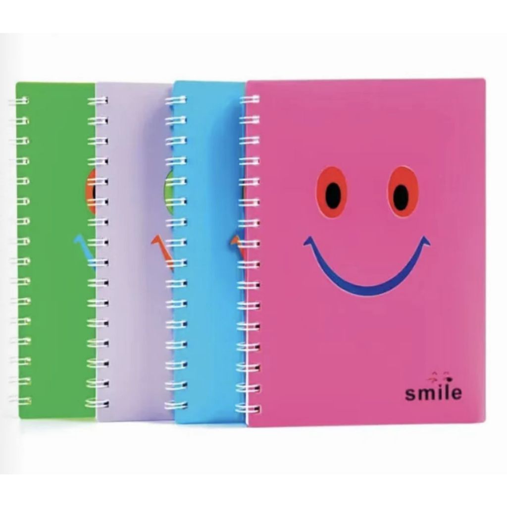 

Buku Agenda Spiral Ring Buku Catatan B5 Buku Agenda A5 Spiral Ring A6 Notebook A7 Buku Diary Motif Smile Cover Warna
