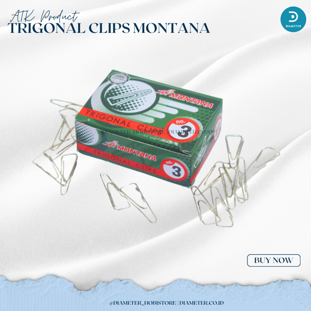 

Montana Trigonal Clip / Paper Clip Penjepit klip kertas