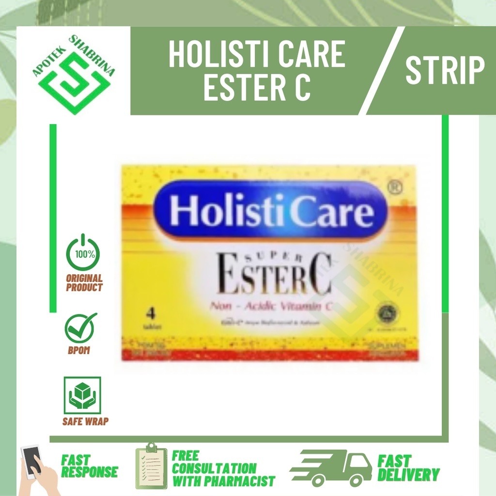 Ester C Strip / Holisticare/ suplemen vitamin C / HOLISTICARE ESTER-C