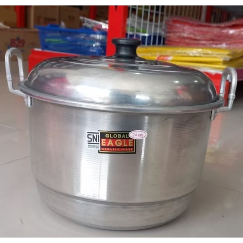 Global Eagle Panci Kukus / Panci Dandang / Steamer 24 cm Global Eagle BATAM