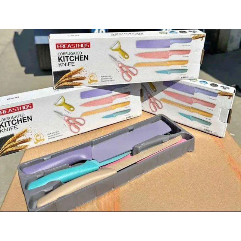 PISAU SET JERAMI / PISAU DAPUR SET KETAMIK