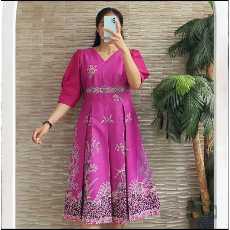 PROMOO DRESS BATIK PESTA || DRESS BATIK MODERN