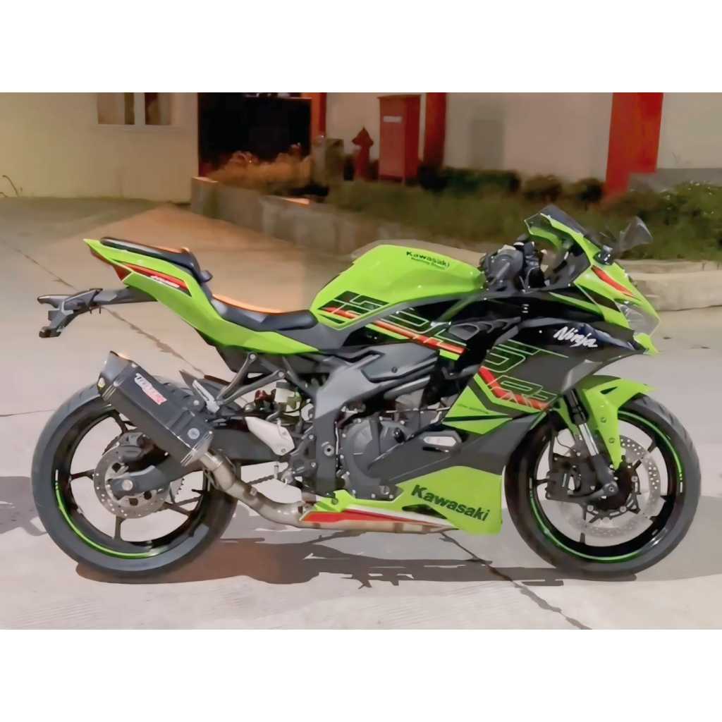 Knalpot Ninja ZX-25R ZX-25RR Full System Triton Full Karbon Suara Halus Ngebas Original Triton