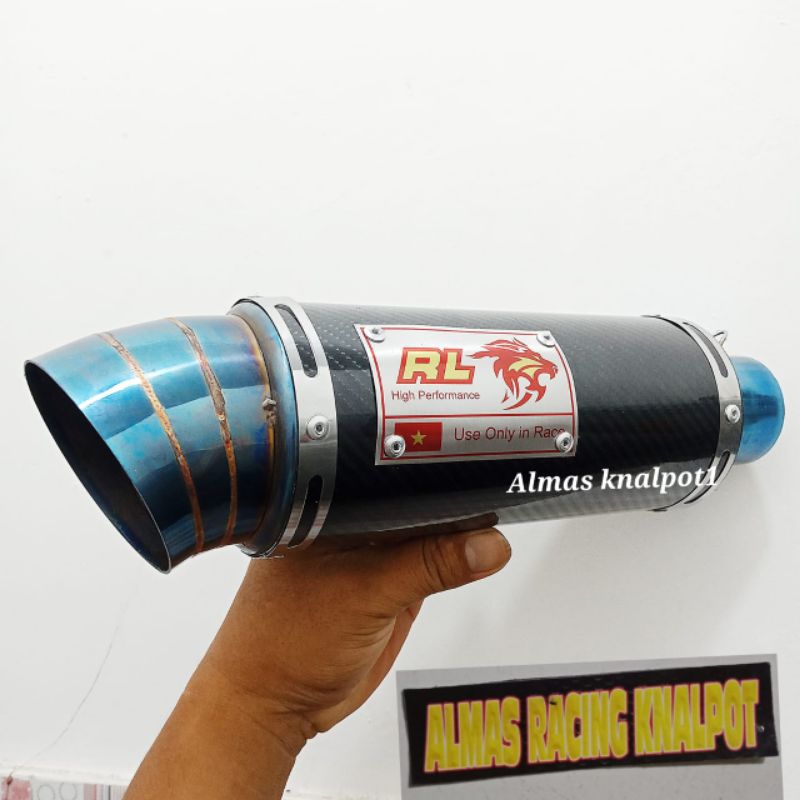 #RED LEO ala Thailand Knalpot racing / RedLeo Tabung knalpot silencer inlet 51mm