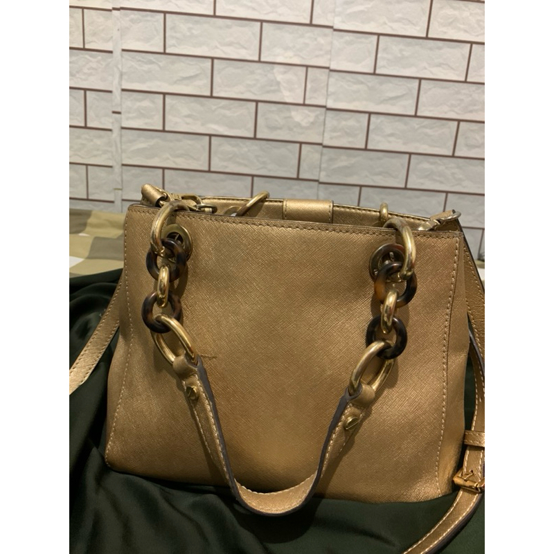 preloved tas MK chintya warna gold
