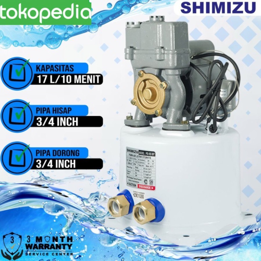 Pompa Mesin Air - Jet Pump Shimizu PS 103 BIT