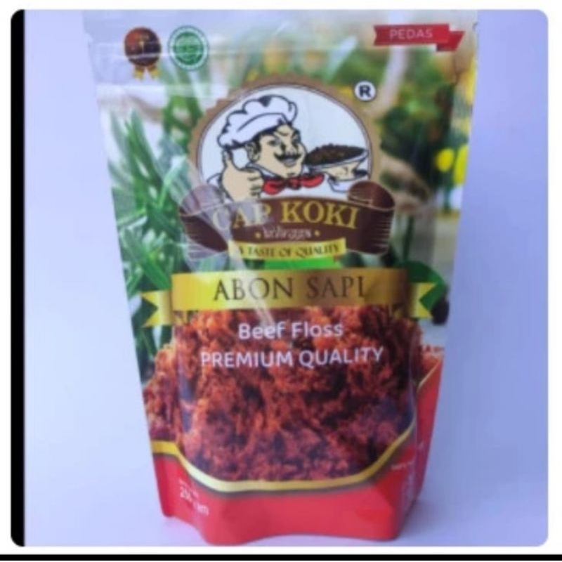 

Abon Sapi Cap KOKI Purbalingga 100gr Pedas ( standing pouch)