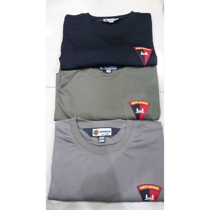 Kaos Dryfit lubang jatah Brimob - Polri / Kaos Dryfit lubang Brimob