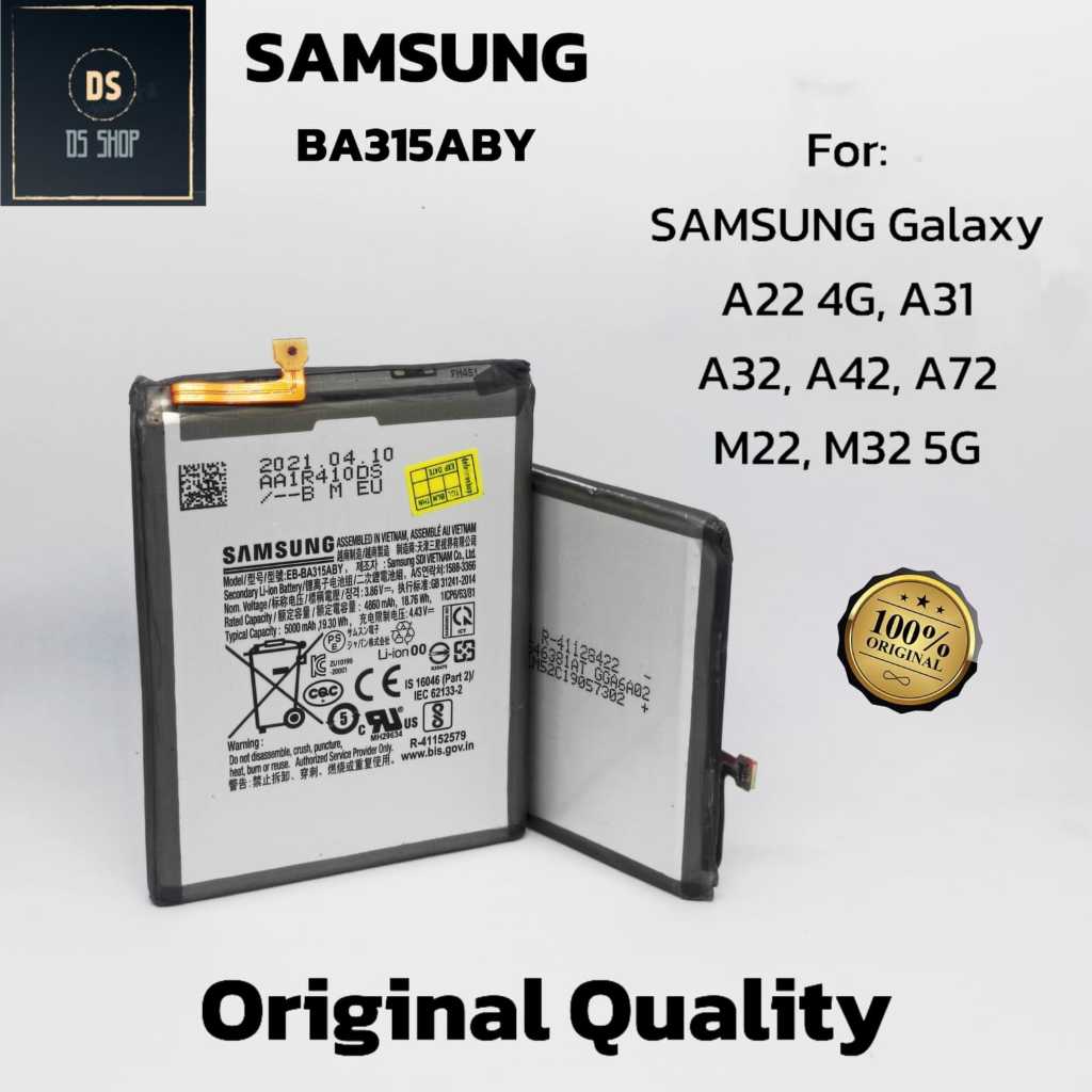 BATERAI HP SAMSUNG GALAXY A31 A22 4G A31 A32 A42 A72 M22 M32 5G EB-BA315ABY BATRAI ORI BATRE OEM