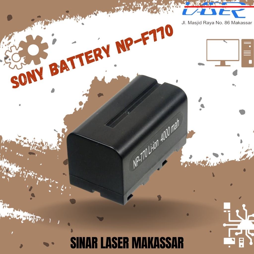 SONY BATTERY NP-F770 / BATERAI KAMERA SONY