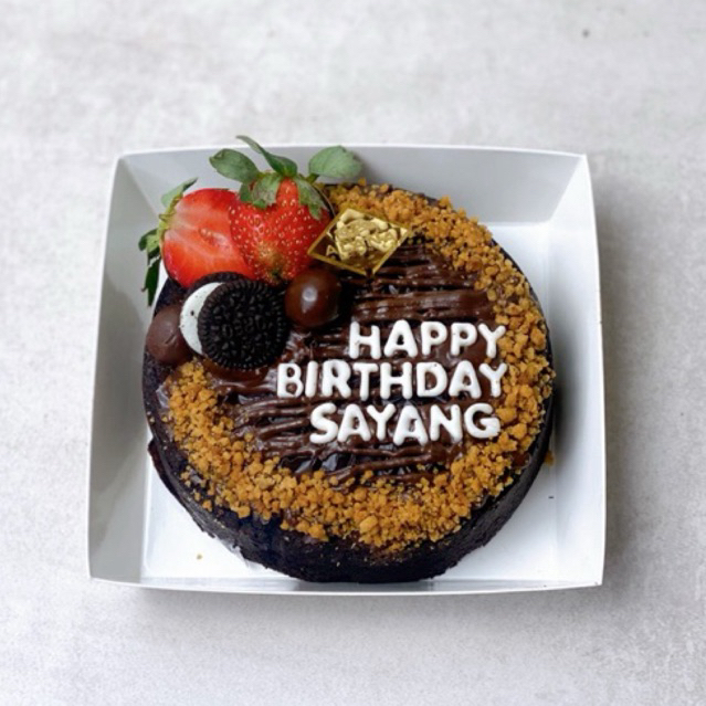 Mini Brownies Birthday | Alana Brownies | Kue Ulang Tahun