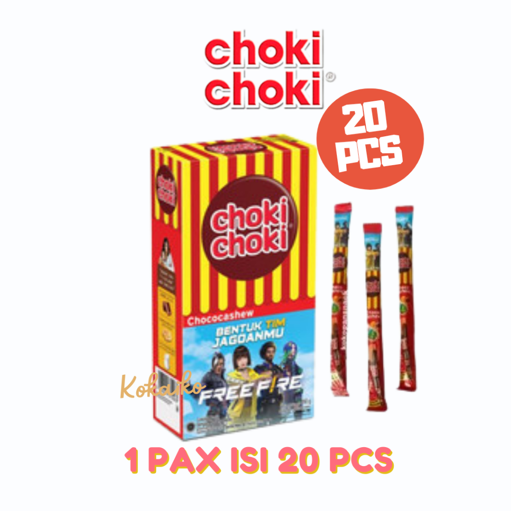 

Choki Choki Coklat Pasta 1 Box isi 20 pcs - 10 gram - Cokelat Pasta