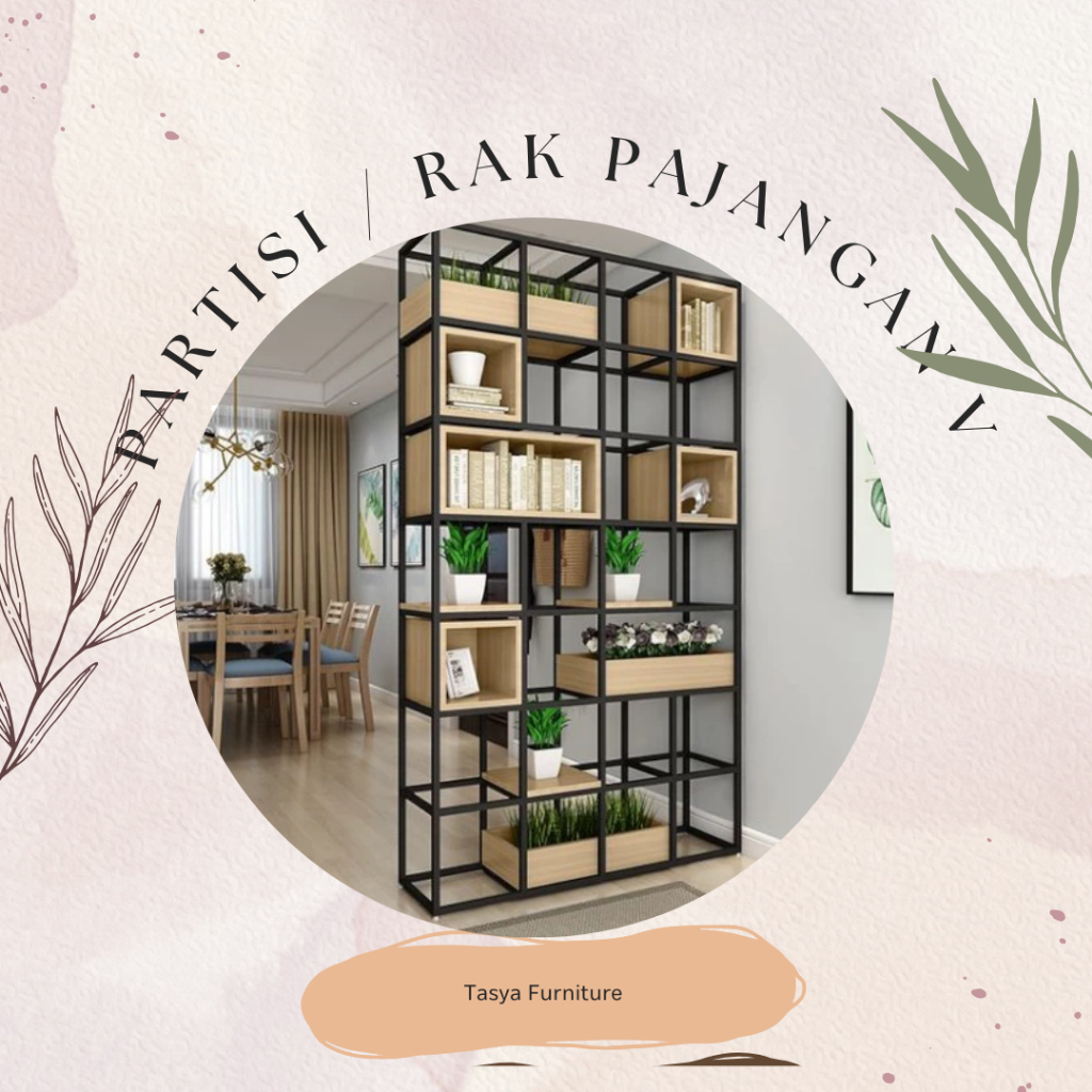 Rak Partisi Industrial Interior Ruangan