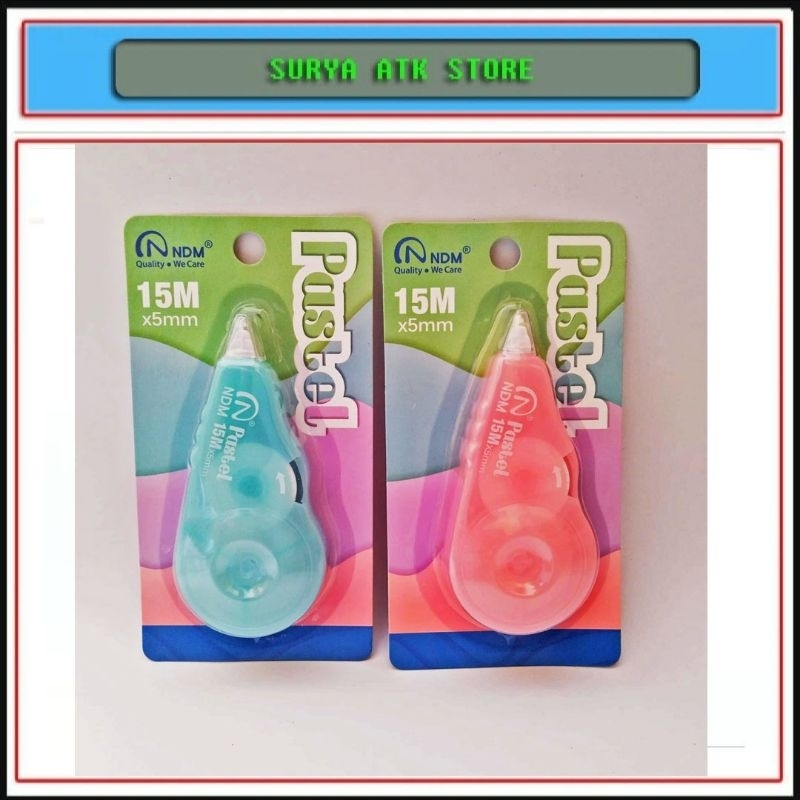 

1 Pcs Correction Tape Pastel ( 15 M x 5 MM )
