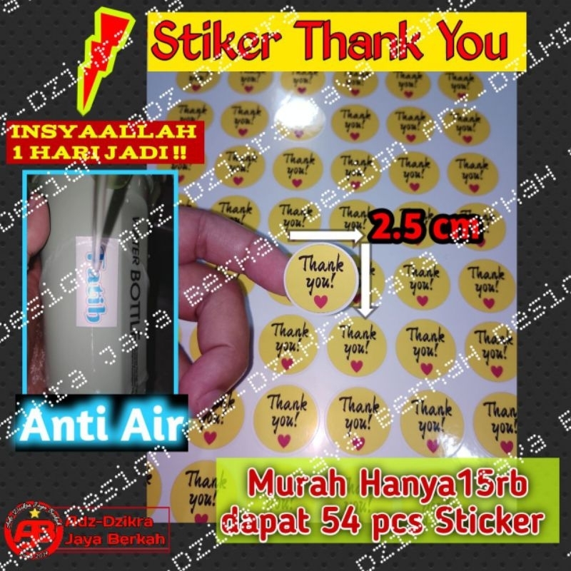 

Stiker Thank You | Stiker Label Umkm