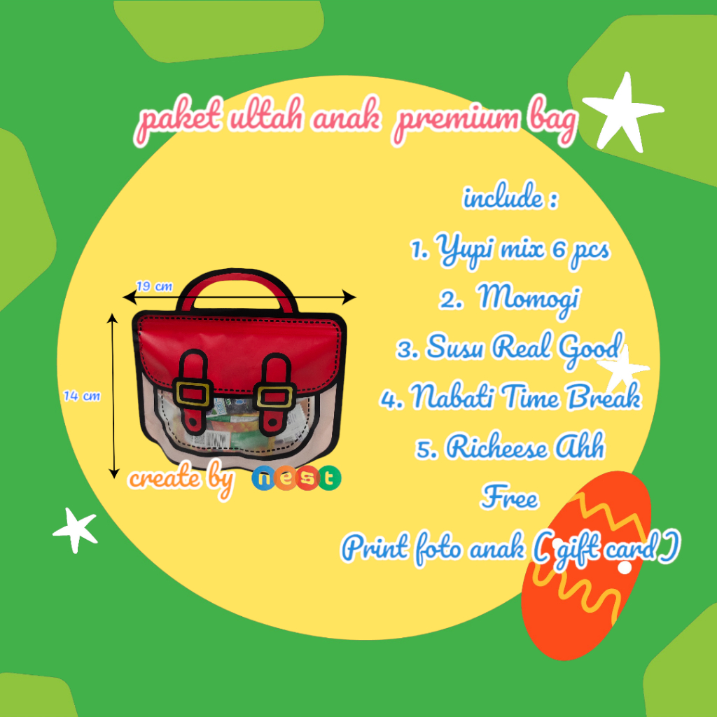 

HAMPER ULANG TAHUN ANAK PAKET ULTAH ANAK BINGKISAN ULANG TAHUN PREMIUM BAG