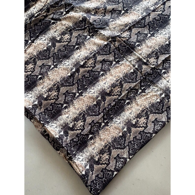 Katun Rayon Motif | Rayon Motif Abstrak | Kain Rayon | Rayon Abstrak | Rayon Salur
