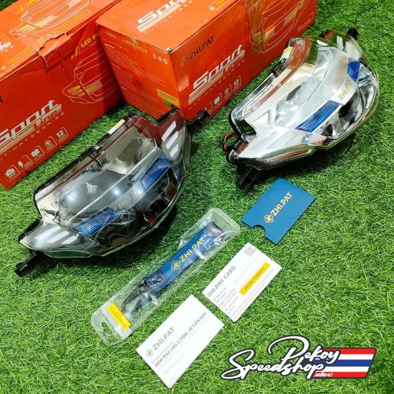 head lamp LED ZHIPAT Headlamp Led ZHIPAT for wave125i Supra 125 karbu injeksi model old wave 125. Ma