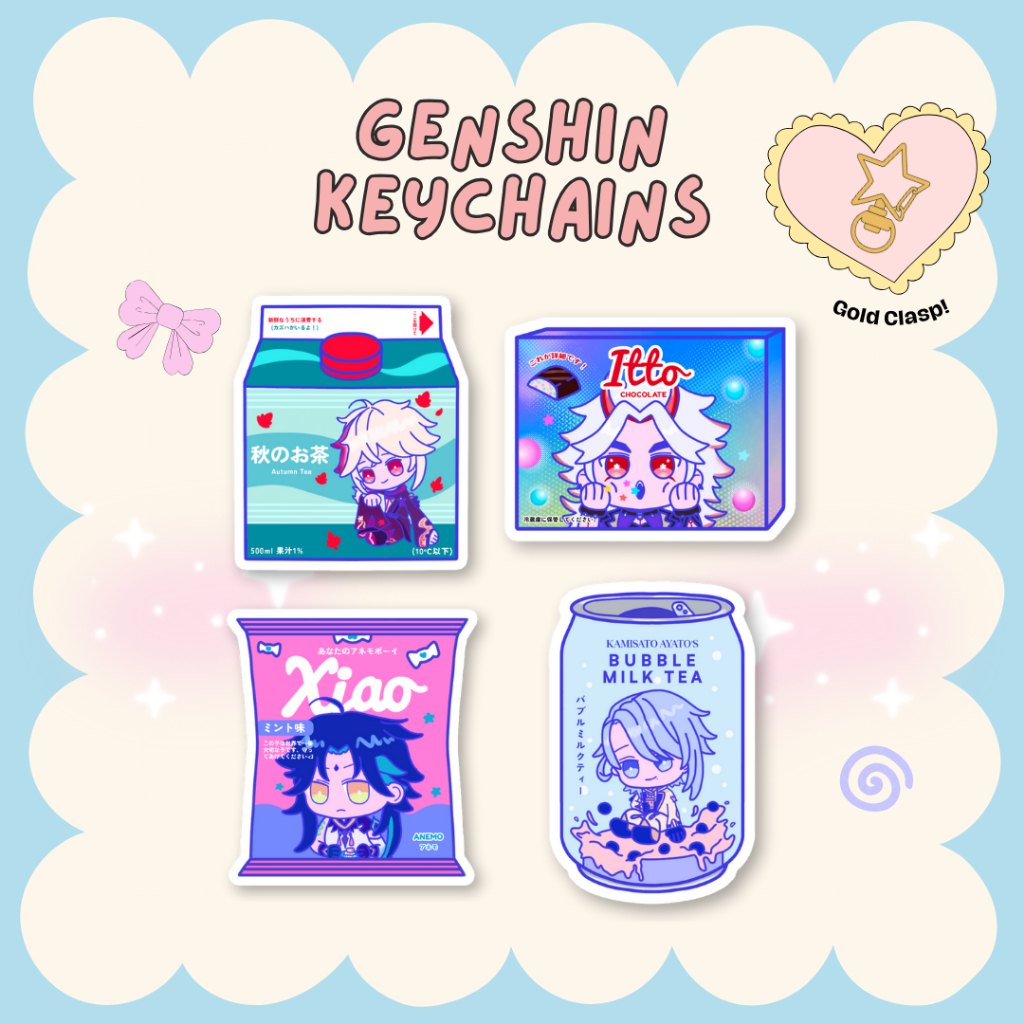 [fanmade] Genshin Impact Acrylic Keychain