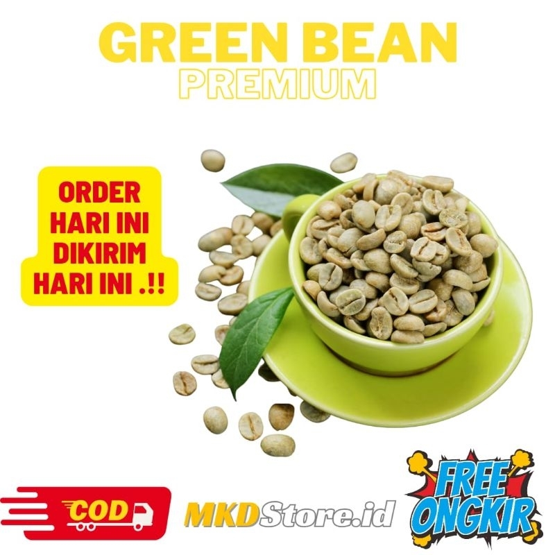 

( PROMO ) Green Bean / Biji kopi Mentah Arabika 1 KG