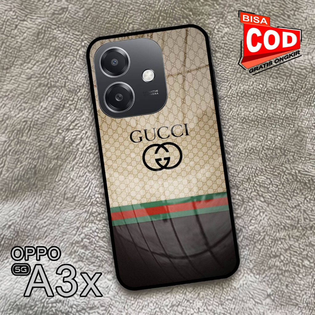 Softcase Glass Kaca | Case Kaca | Casing Kaca | OPPO A3X [S42]